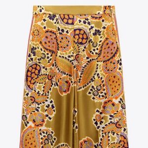Zara Wide leg Pants Satin